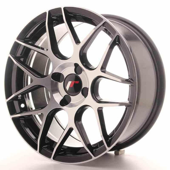 JR Wheels JR18 17x8 ET25-35 4H Blank Machined Black