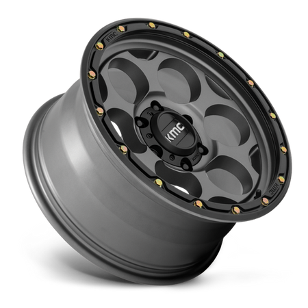Felga aluminiowa KM541 Dirty Harry Satin Gray W/ Black LIP KMC