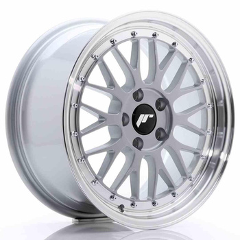 JR Wheels JR23 17x8 ET20 5x120 Hyper Silver w/Machined Lip