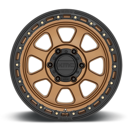 Felga aluminiowa KM548 Chase Matte Bronze W/ Black LIP KMC