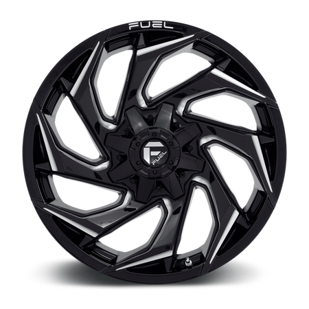 Felga aluminiowa D753 Reaction Gloss Black Milled Fuel