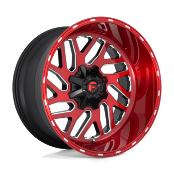 Felga aluminiowa D691 Triton Candy RED Milled Fuel