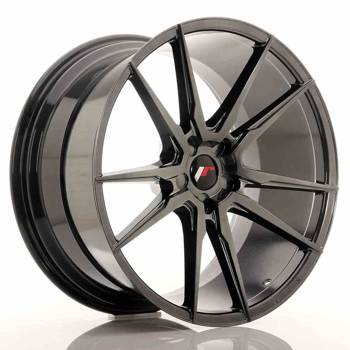 JR Wheels JR21 21x11 ET15-55 5H BLANK Hyper Black