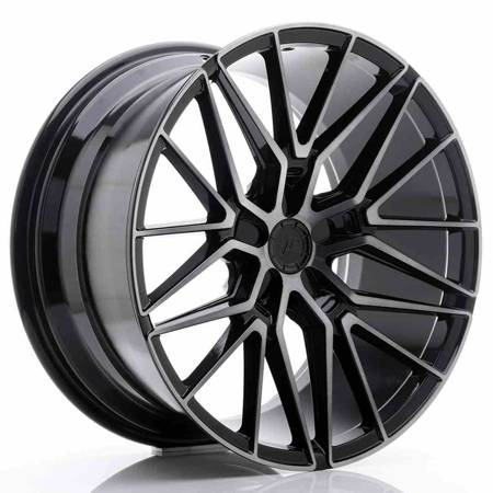 JR Wheels JR38 20x10 ET20-45 5H BLANK Black Brushed w/Tinted Face